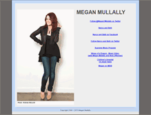 Tablet Screenshot of meganmullally.net
